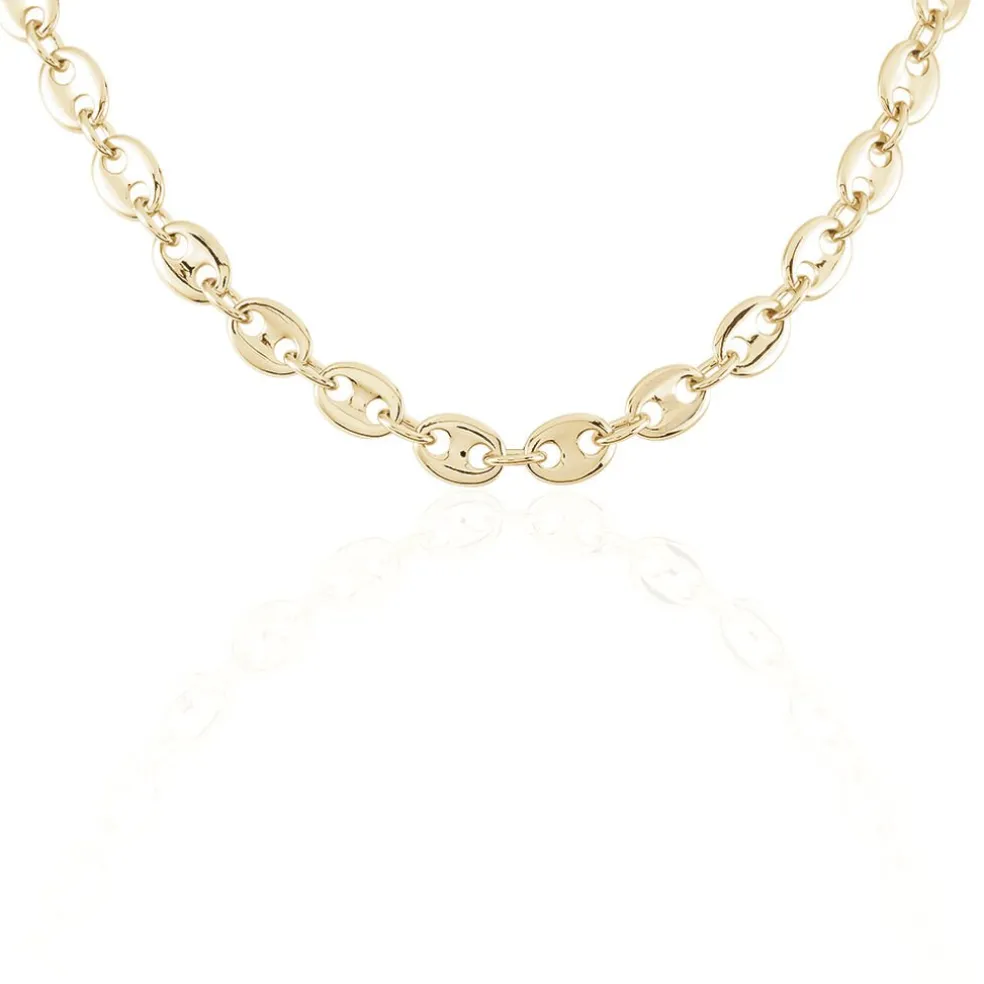 Collier William Plaqué Or Jaune