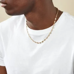 Collier William Plaqué Or Jaune