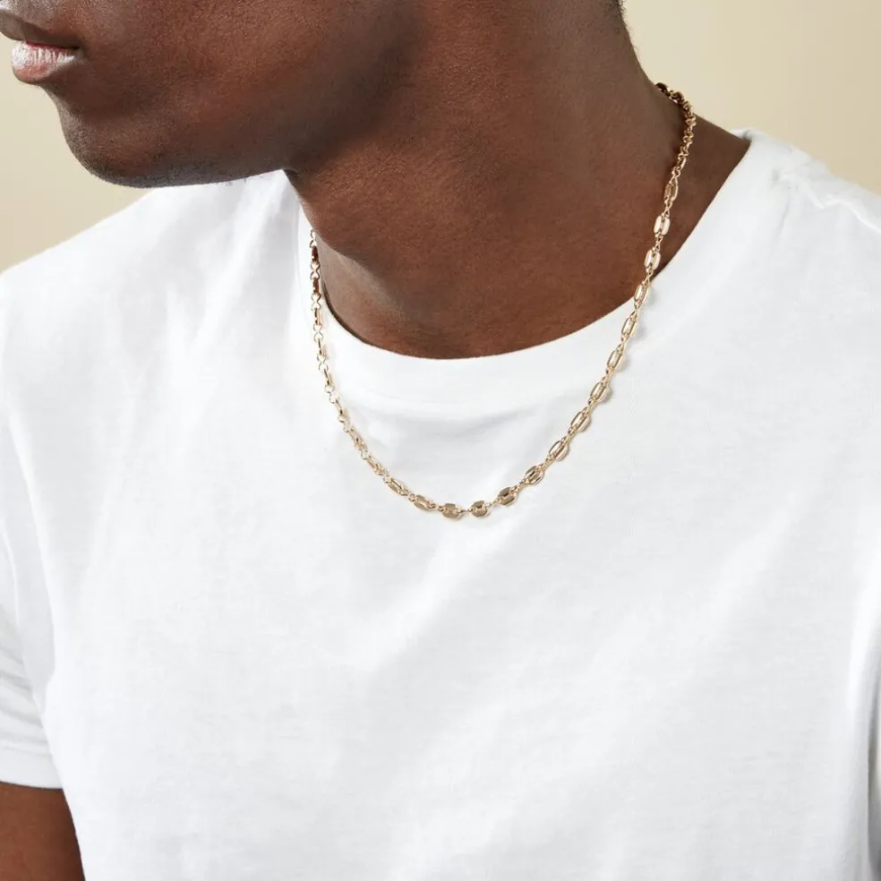 Collier William Plaqué Or Jaune