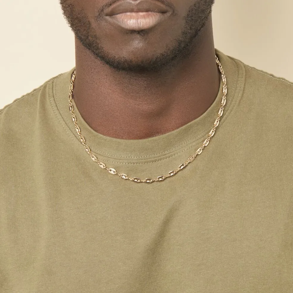 Collier William Plaqué Or Jaune