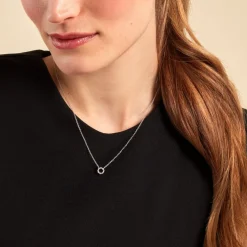 Collier Winona Argent Blanc