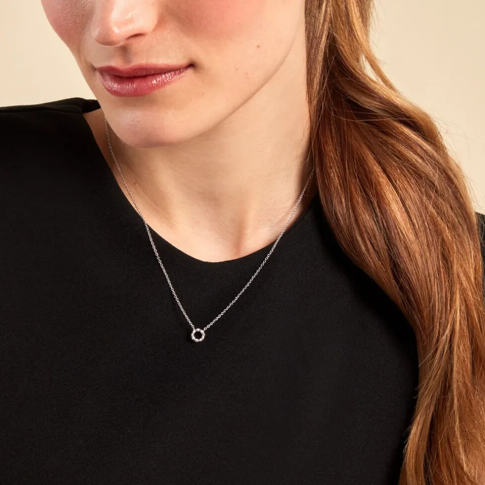 Collier Winona Argent Blanc