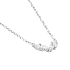 Collier Winter Sweetness Argent Blanc Oxyde De Zirconium