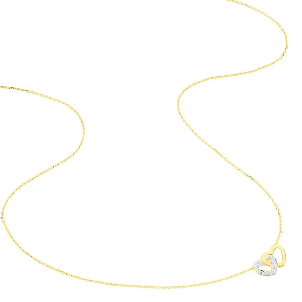 Collier Wydad Or Jaune Diamant