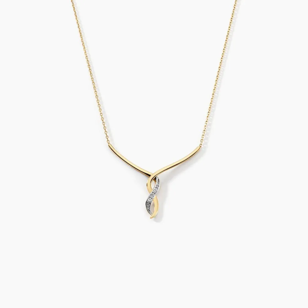 Collier Wynonna Or Jaune Diamant