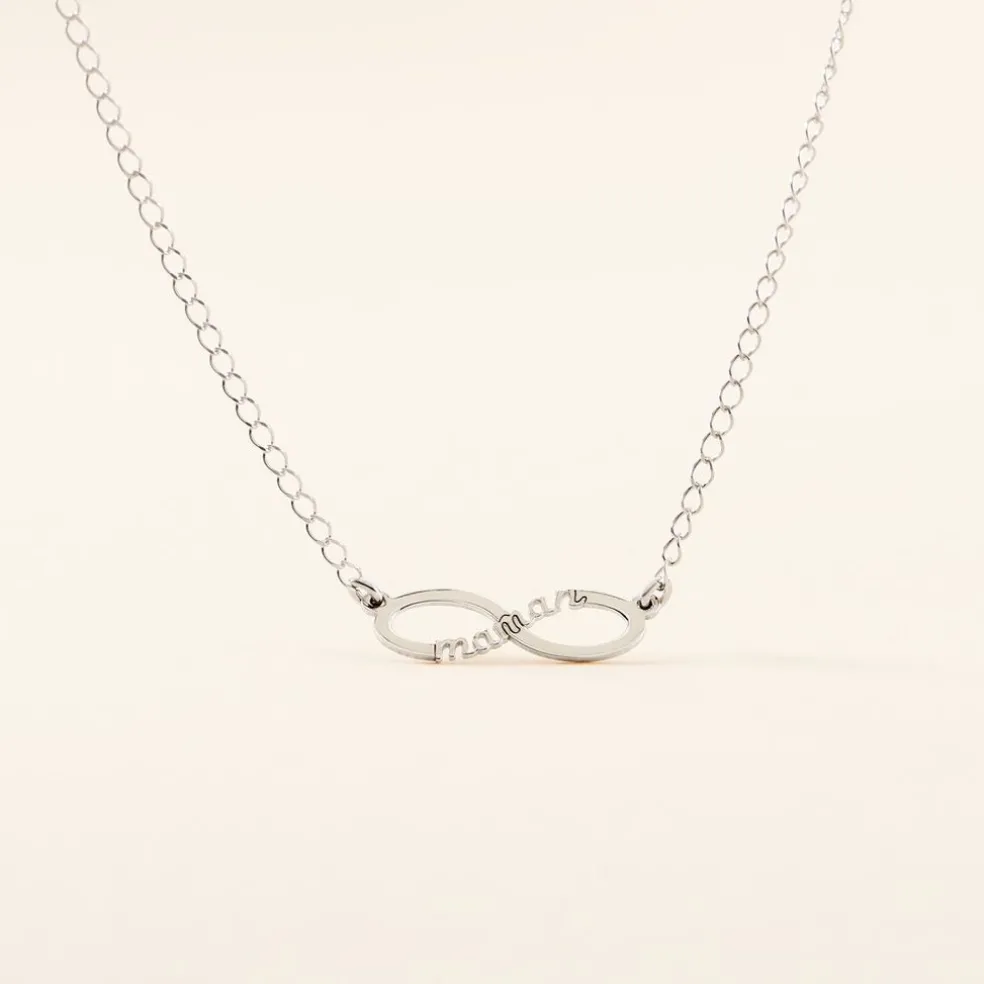 Collier Xara Argent Blanc