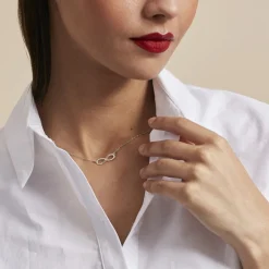 Collier Xara Argent Blanc