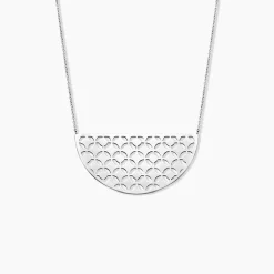 Collier Yelda Acier Blanc