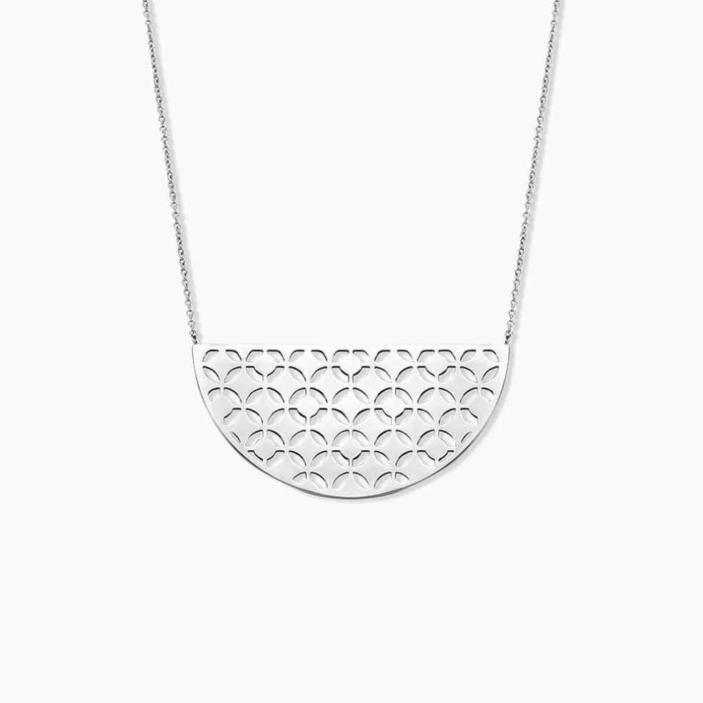 Collier Yelda Acier Blanc