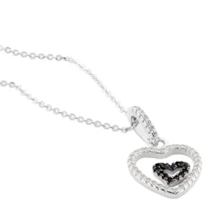 Collier Yelin Argent Blanc Oxyde De Zirconium