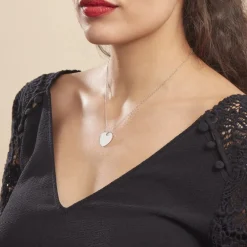 Collier Ylla Argent Blanc