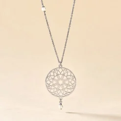 Collier Yolenn Argent Blanc Perle De Culture