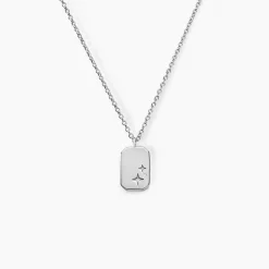 Collier Youna Argent Blanc Oxyde De Zirconium