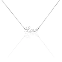 Collier Yuki Argent Blanc