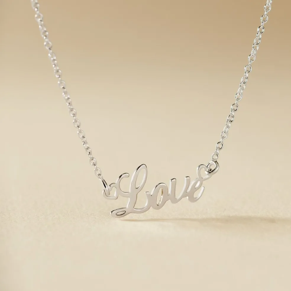 Collier Yuki Argent Blanc