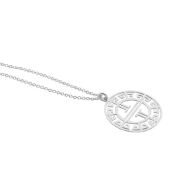 Collier Zelina Argent Blanc