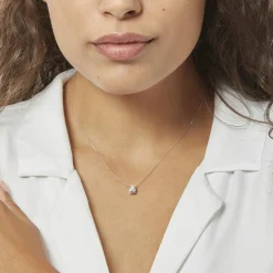 Collier Zilda Or Blanc Oxyde De Zirconium