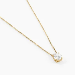 Collier Zilda Or Jaune Oxyde De Zirconium