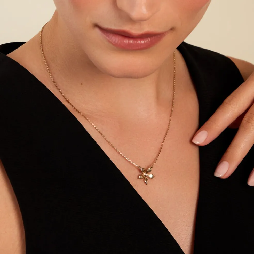 Collier Zinnia Plaqué Or Jaune