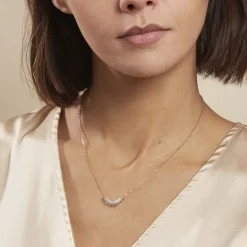 Collier Zoila Plaqué Or Jaune Oxyde De Zirconium