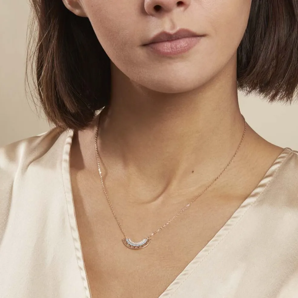 Collier Zoila Plaqué Or Jaune Oxyde De Zirconium