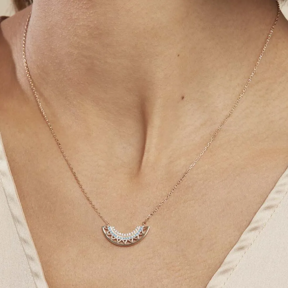 Collier Zoila Plaqué Or Jaune Oxyde De Zirconium