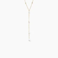 Collier Zsofika Or Jaune Perle De Culture