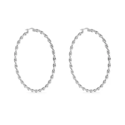 Creoles Acier Blanc Antonello