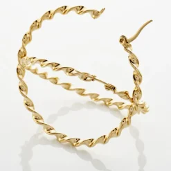 Creoles Acier Dore Antonello