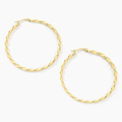 Creoles Acier Dore Antonello