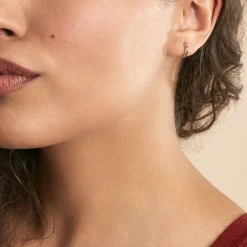 Creoles Andgelina Or Jaune Oxydes De Zirconium