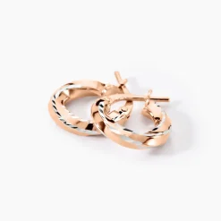 Creoles Argent Rose Diane