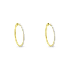 Creoles Or Jaune Aryanna Diamants