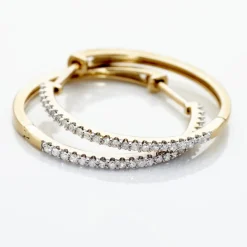 Creoles Or Jaune Aryanna Diamants