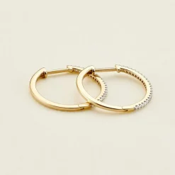 Creoles Or Jaune Aryanna Diamants