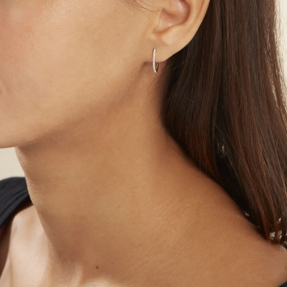 Creoles Or Jaune Aryanna Diamants