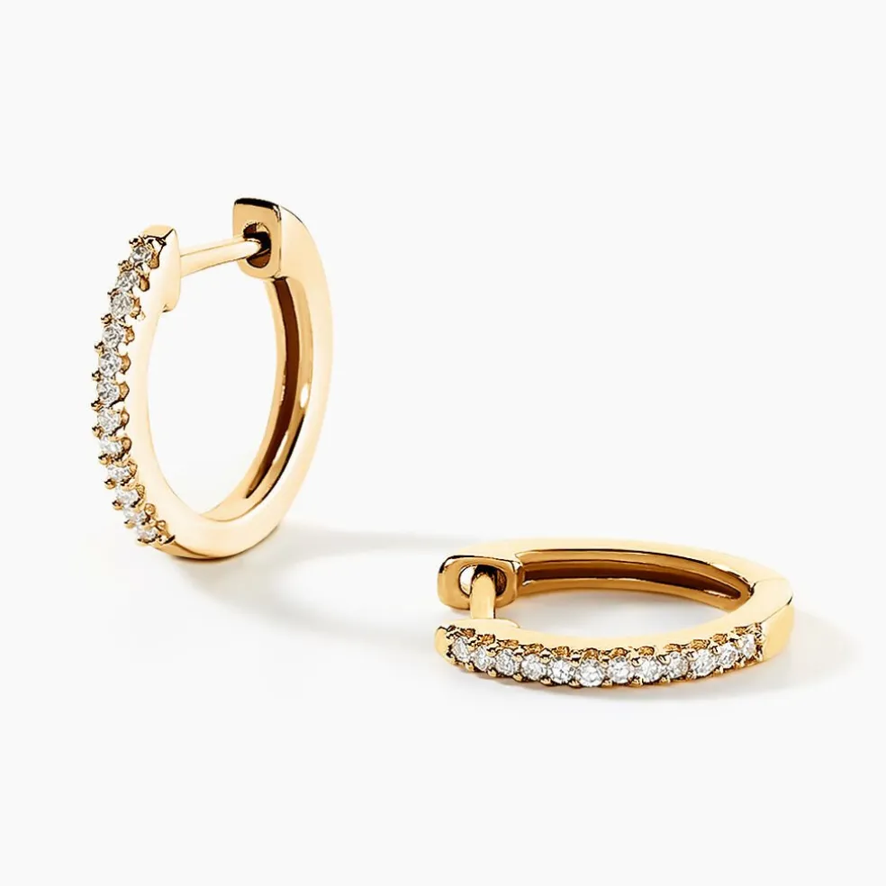 Creoles Or Jaune Aryanna Diamants