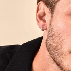 Créole Black Diamond Or Blanc Diamant Noirs