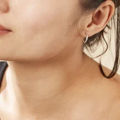 Créole Unitaire Argent Blanc Ancelin Oxydes De Zirconium