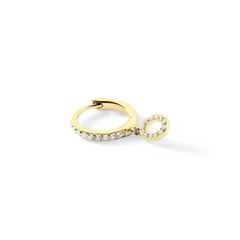 Créole Unitaire Léria Or Jaune Oxydes De Zirconium