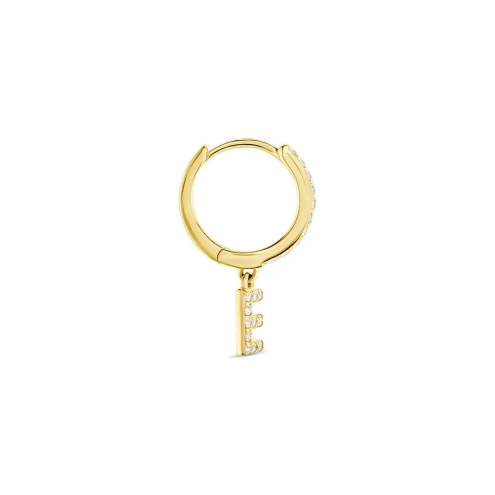 Créole Unitaire Léria Or Jaune Oxydes De Zirconium