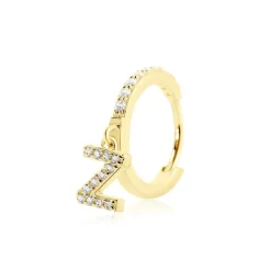 Créole Unitaire Léria Or Jaune Oxydes De Zirconium