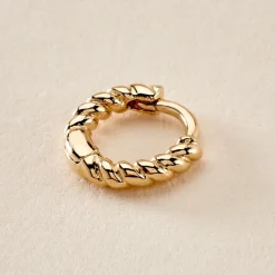 Créole Unitaire Paola Plaqué Or Jaune