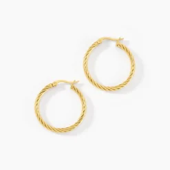 Créoles Acier Doré Pascau