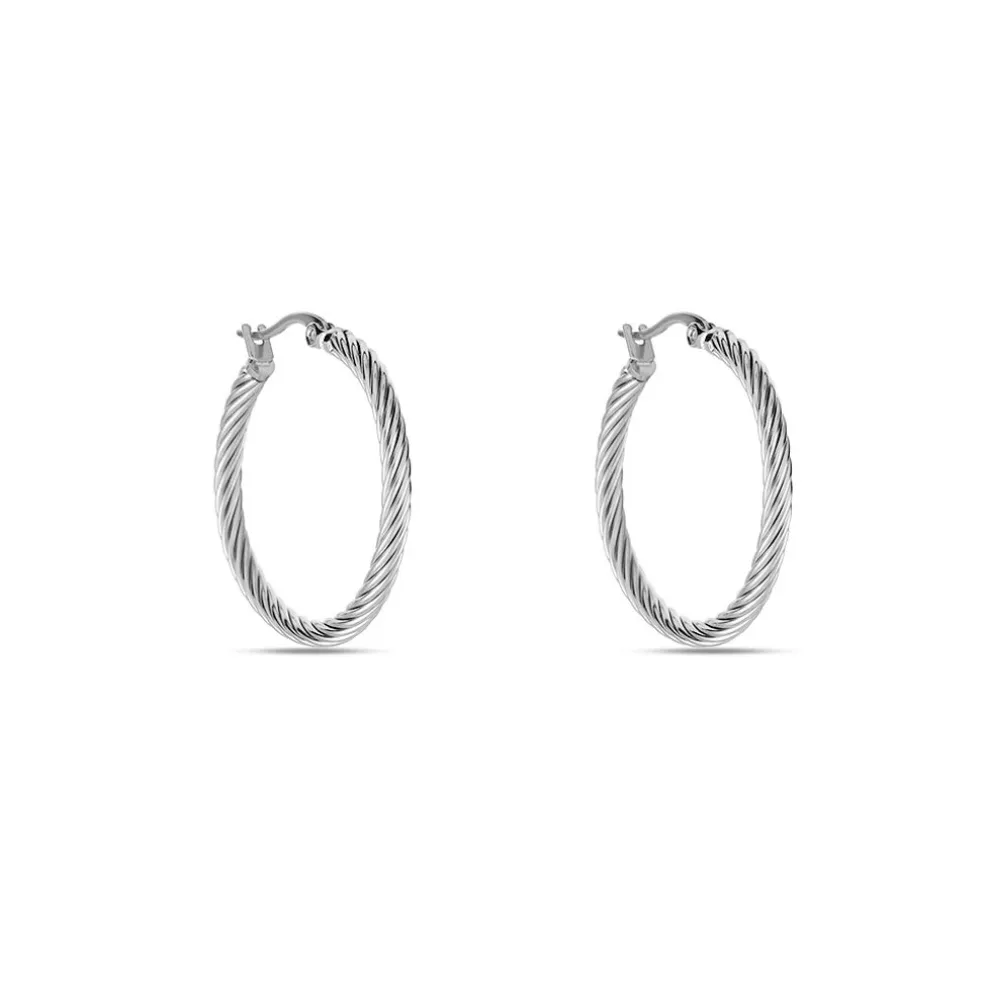 Créoles Acier Gris Pascau