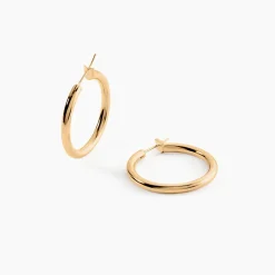 Créoles Adalie Plaqué Or Jaune