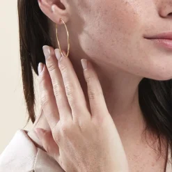 Créoles Agapanthe Or Jaune