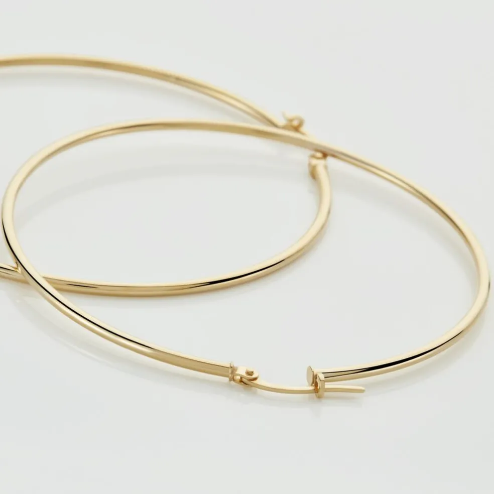 Créoles Agapanthe Or Jaune