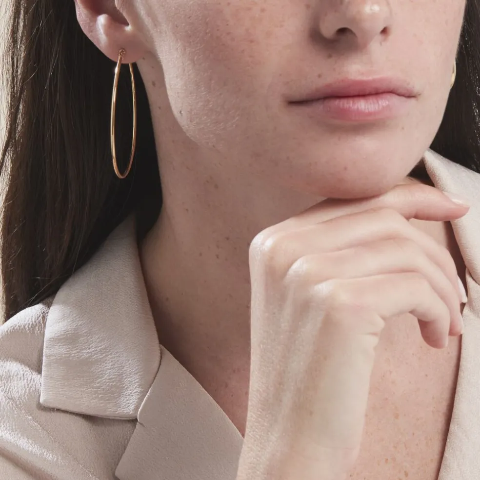 Créoles Agapanthe Or Jaune