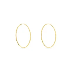 Créoles Aglavie Flexibles Or Jaune